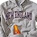 Chowdaheadz New England Arch Tailgater Hoodie Gray
