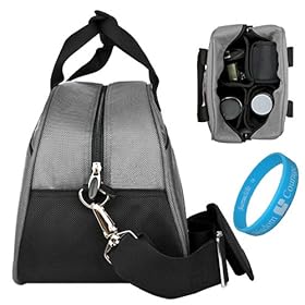 Steel Grey Mithra Edition Stylish DSLR Camera Carrying Bag with Removable Shoulder Strap for most Panasonic Camcorders