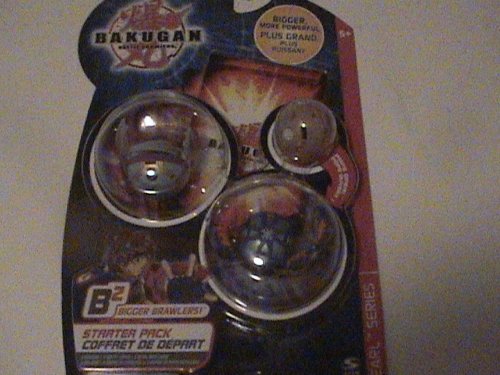 Childrens Toyshop  Toys : Bakugan Bakupearl Series Starter Pack Blue Wormquake Gray Haos Preyas Tan Subterra Hammer Gorem 3 Ability Cards plus 3 Metal Gate Cards