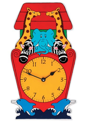 Childrens Toyshop  Toys : Noah's ark clock