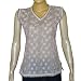White Cotton Dress Chikan Embroidered Kurti Size M