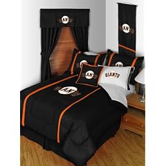 SAN FRANCISCO GIANTS 6 PIECE TWIN BEDDING SET, Comf