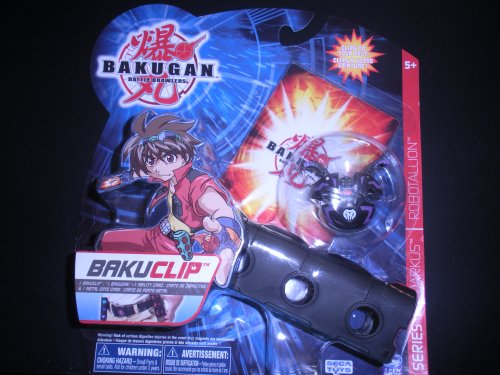 Childrens Toyshop  Toys : Bakugan BakuClip (Series 1 - Darkus - 510g Robotallion)