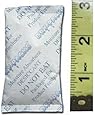 Silica Gel Desiccants 2-1/4 x 1 1/2 Inches - 25 Silica Gel Packets of 10 Grams Each by Dry-Packs