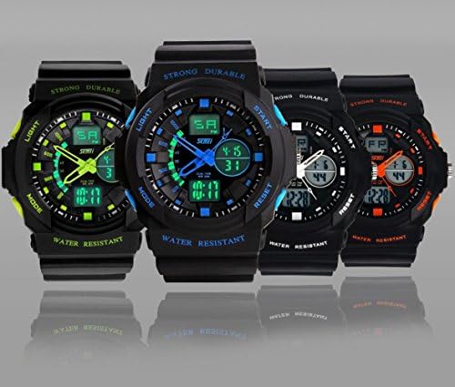 SunShine Day Top Fashion Sports S Shock G Style Watches Mens Skmei Dual Time Digital Analog Water Resistant Military Multi-Function Relogio