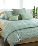Calvin Klein Floral Grid King Duvet Cover Graphic Woven Ocean