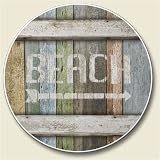Beach Auto Coaster, Single Coaster for Your Car