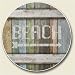 Kitchen & Housewares : Beach Auto Coaster, Single Coaster for Your Car