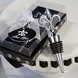 Fleur De Lis Design Wine Bottle Stopper Favors