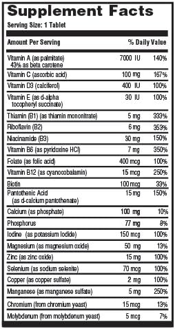 Endur-VM Sustained Release Multi Vitamin without Iron 300 Tab