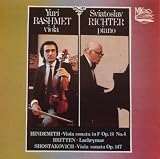 Hindemith: Sonata for Viola & Piano / Britten: Lachrymae / Sostakovich: Sonata for Viola & Piano