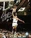 John Starks Autographed/Hand Signed New York Knicks 8x10 Photo (White Jersey)