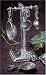 Tin Woodsman Pewter Measuring Spoon Set (Vineyard) with Pewter Display Post, Solid Pewter, Featured on Paula Deen