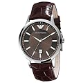 Emporio Armani Herren-Armbanduhr XL Classic Renato Analog Quarz Leder AR2413