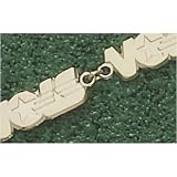 Tennessee Volunteers Solid 14K Gold ''VOLS'' Bracelet 7 1/4''