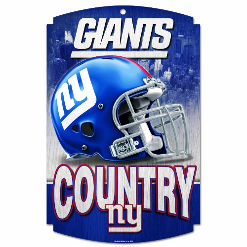 New York Giants Wood Signs