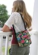 Tropical Fish Original Side pack Tote Fish Design Cross Body Bag GIFT IDEAS for HIM or HER Ladies Women Girls Travelers fits Camcorder, Camera, Binoculars, Travel, Cotton with WATERPROOF LINING UNDERSIDE