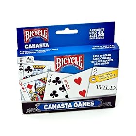  Bicycle Canasta Games Playing Cards