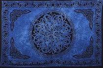 Rayon Sarong - Celtic Knot, Blue