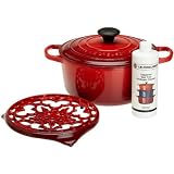 Le Creuset Cast Iron Cookware Gift Set, Cherry