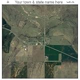 Aerial Photography Map of May, Oklahoma 2008 OK