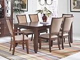 IMAGE OF 7pc Capria Collection Dining Table & 6 Chairs Set