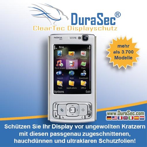 5 x DuraSec ClearTec protection d'�cran pour HTC Touch Diamond