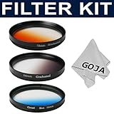 58mm Graduated Color Filter Set For Canon DSLR Camera, Including: G10 G11 G ....