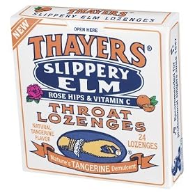 Tangerine Slippery Elm Lozenges 24 ct.