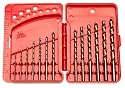 Vermont American 12187 Sidewinder 13 Piece 1/16-Inch to 1/4-Inch Twist Drill Bit Assortment in Plastic Case