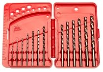 Vermont American 12187 Sidewinder 13 Piece 1/16-Inch to 1/4-Inch Twist Drill Bit Assortment in Plastic Case