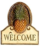 Pineapple Welcome Friends Wall Plaque