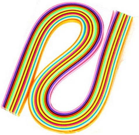 Kassagdin Quilling Paper with 26 Colors 260 Strips 0.3cm x 38cm Pack of 3 Wthout Tools