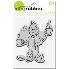 USA Produkt - Stampendous Cling Rubber Stamp-Changito Coffee