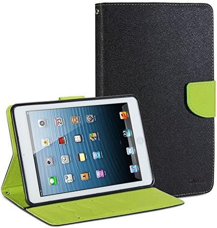 OMSAI OMSiPad08 iPad Air 2 Case, iPad Air 2 PU Leather Smart Cover Folio Case Stand with Auto Sleep/Wake Function, Money &amp; Card Slot for iPad Air 2/iPad 6