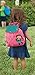 Stephen Joseph Quilted Girl Monkey Backpack and Lunch Box