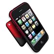 iFrogz iPhone 3G and 3GS Soft Touch Crystal Case Luxe - Red/Black