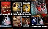 49 Euros Lot de 4 DVD Ballets Russes Edition 2010 DVD Grand Gala avec les Etoiles de Ballets Russes + DVD Don Quichotte + DVD Casse Noisette + DVD Spartacus. DVD 1 Gala avec les Etoiles de Ballets Russes provenant des plus grandes compagnies Russes: Ballet du Théâtre Bolchoï Moscou, Mariinsky Théâtre Saint-Petersbourg Kirov , Osipova Ballet Saint-Petersbourg. Un DVD composé de grand pas de deux du répertoire classique. DVD 2 Casse Noisette revisité par Natalia Osipova. DVD 3 Don Quichotte avec Elena Evseeva et Mikhaël Sivakov production Osipova Ballet Saint-Petersbourg (2010). DVD4 Les étoiles du Bolchoï . SPARTACUS « Edition Collector 1979» Avec Ekaterina Maximova et Vladimir Vassiliev. SPARTACUS Ballet composé par Aram KHATCHATURIAN. Spartacus est l'une des plus célèbres oeuvres du répertoire du ballet d'époque soviétique. Cette chorégraphie suit l'inspiration des grandes tendances novatrices de la danse classique de cette période fastueuse pour le Bolchoï