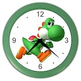 Color Wall Clock of Yoshi Running