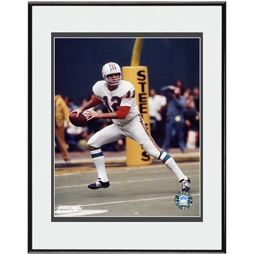 Photo File Miami Dolphins Bob Griese Prepare to Pass Framed Photo