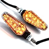 Side Mount Rear Clear Lens Amber LED Arrow Shape Motorcycle Turn Signal Indicator Blinker Light For Yamaha YZF R1 R6 FZ6 FZ1 FZR V-Star DragStar XVS 650 1100 Virago Royal Star V-MAX Side Mount Rear Clear Lens Amber LED Arrow Shape Motorcycle Turn Signal Indicator Blinker Light For Yamaha YZF R1 R6 FZ6 FZ1 FZR V-Star DragStar XVS 650 1100 Virago Royal Star V-MAX