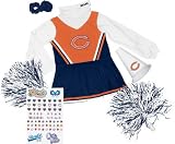Chicago Bears Girls Toddler Cheerleader Gift Set