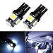 LLCJ 2 x Super Bright W5W 194 168 2825 T10 Wedge 5-SMD 5050 Replacement and Reverse T10 White Bulbs,For Signal Lights, Trunk Lights, Dashboard Lights, Parking Lights