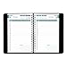 Brownline Academic Daily Planner August to July Black 8-InchX5-Inch English (CA201.BLK-2017)