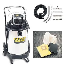 Shop Vac Two-Stage 4.0 HP Peak; 15 gallon stainless steel tank