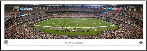 New Orleans Saints - Louisiana Superdome - Framed Poster Print