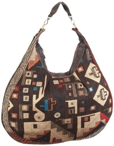 Desigual by Lacroix Sumf, Sac &agrave; main femme - Marron, Textile, Taille unique