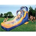 Banzai Double Drop Falls - Inflatable Bouncer with Waterslide, Splash Pool and Water Falls