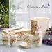 Delicate Rose 7pc Resin Bathroom Gift Set pack in box