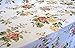 Fairfax Collection Savoy Garden Vinyl Tablecloth, 52X52